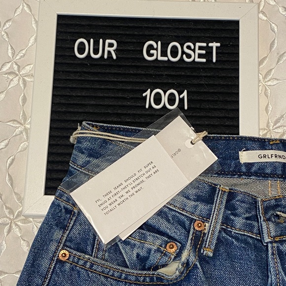 GRLFRND Jeans : The Karolina : Buttoned : Close To You : High Waist-Skinny Legs - Picture 7 of 7